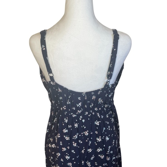 Torrid Floral Dress Size 1 Blue Flower Summer Adjustable Straps Easter Cottage - Picture 6 of 13